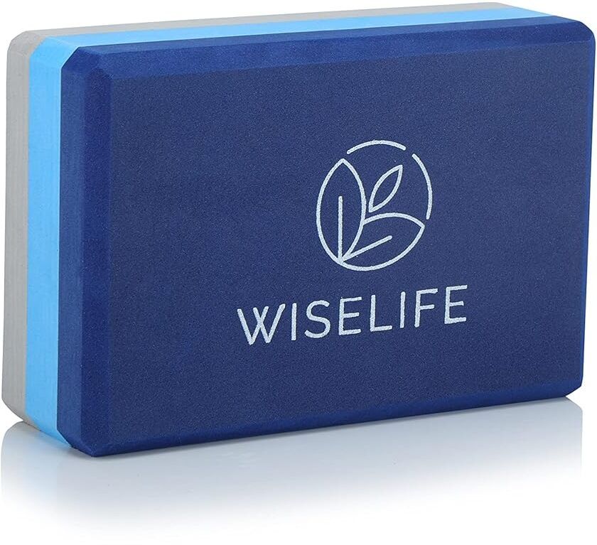 Blue Grey Pro Yoga Block | Yoga Brick , High Density Premium TPE Foam Material- Yoga Blocks-image-46