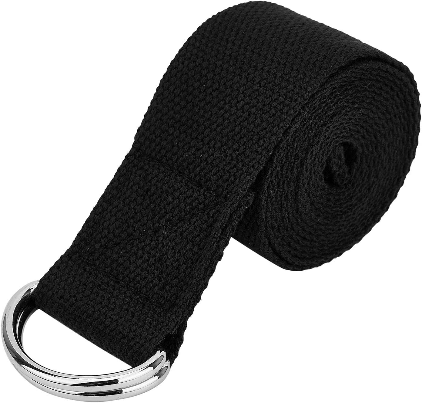 Yoga Stretch Belt/Strap | Best for Daily Stretching Cotton Yoga Strap-image-19