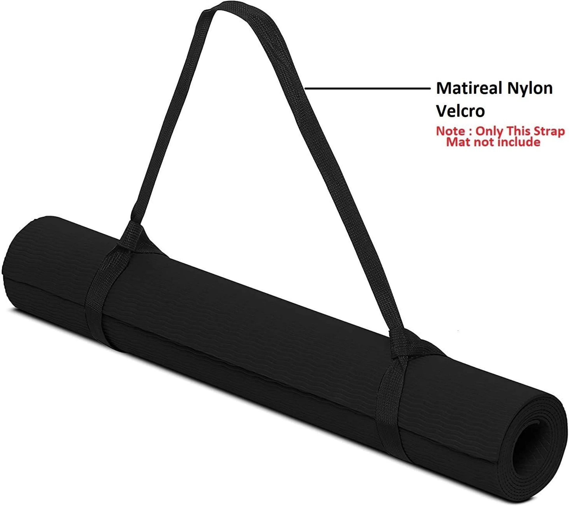 Yoga Mat Strap (pack of 1) Nylon Yoga Strap-image-10