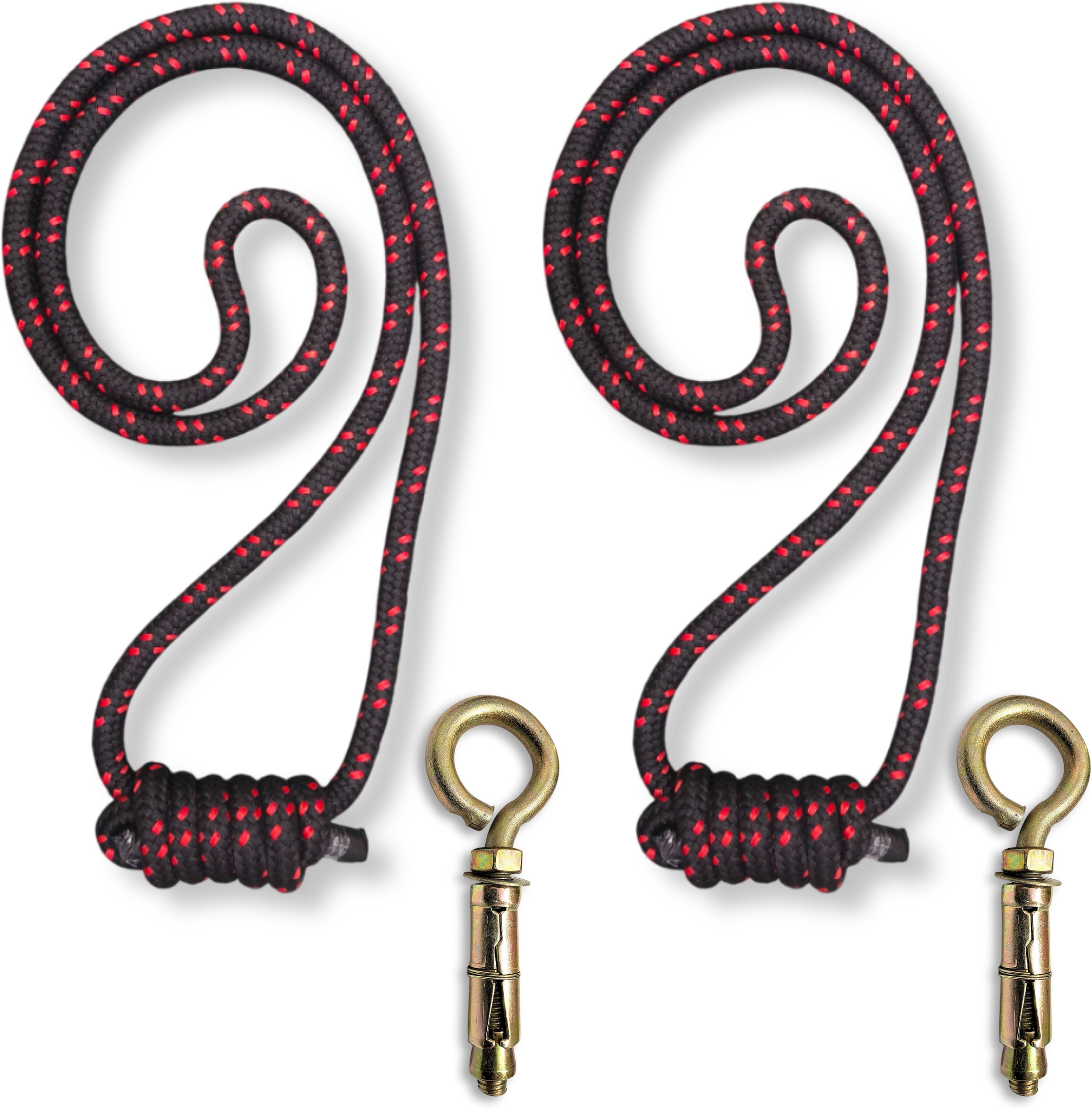 6ft Yoga Rope with Large Hande for Iyengar Yoga with Hook Cotton Yoga Strap-image-22