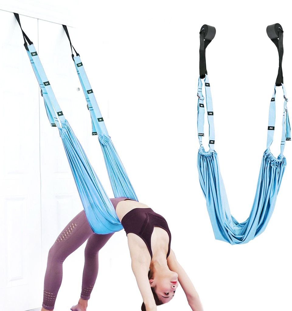 Pilates, Yoga, Dance & Gymnastics Exercise Cotton Yoga Strap-image-48