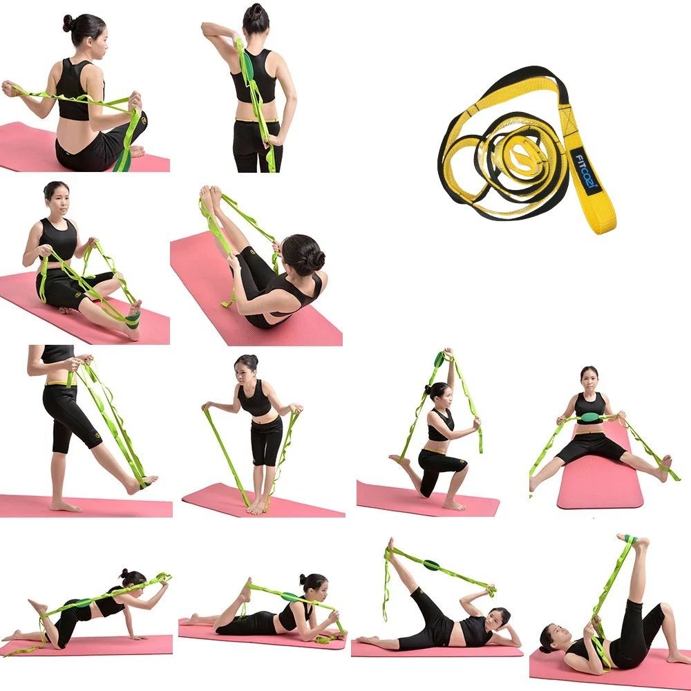 fitcozi Women and Men/Yoga Strap for Stretching Polyester Yoga Strap-picture-13