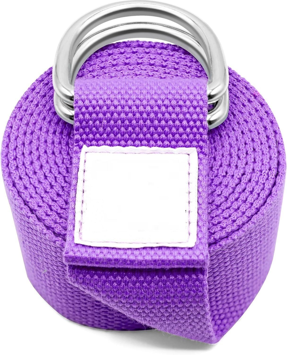 Yoga Stretch Belt/Strap | Best for Daily Stretching, Yoga, Physical Therapy Cotton, Polyester Yoga Strap-image-20